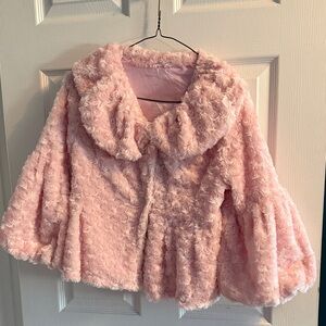Pink Faux Fur ladies  Coat